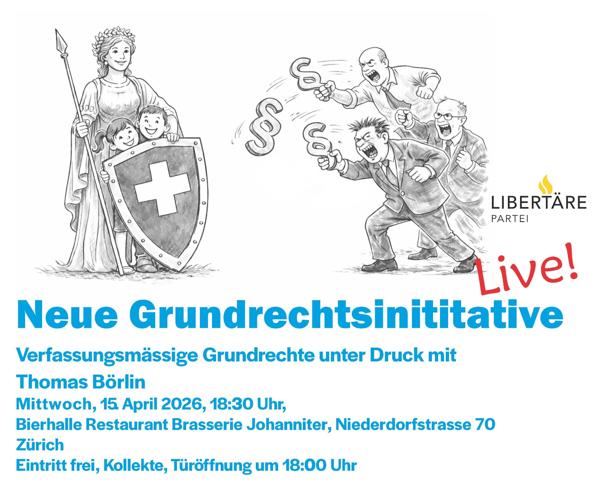 Grundrechtsinitiative – Thomas Boerlin vom Verfassungsbündnis