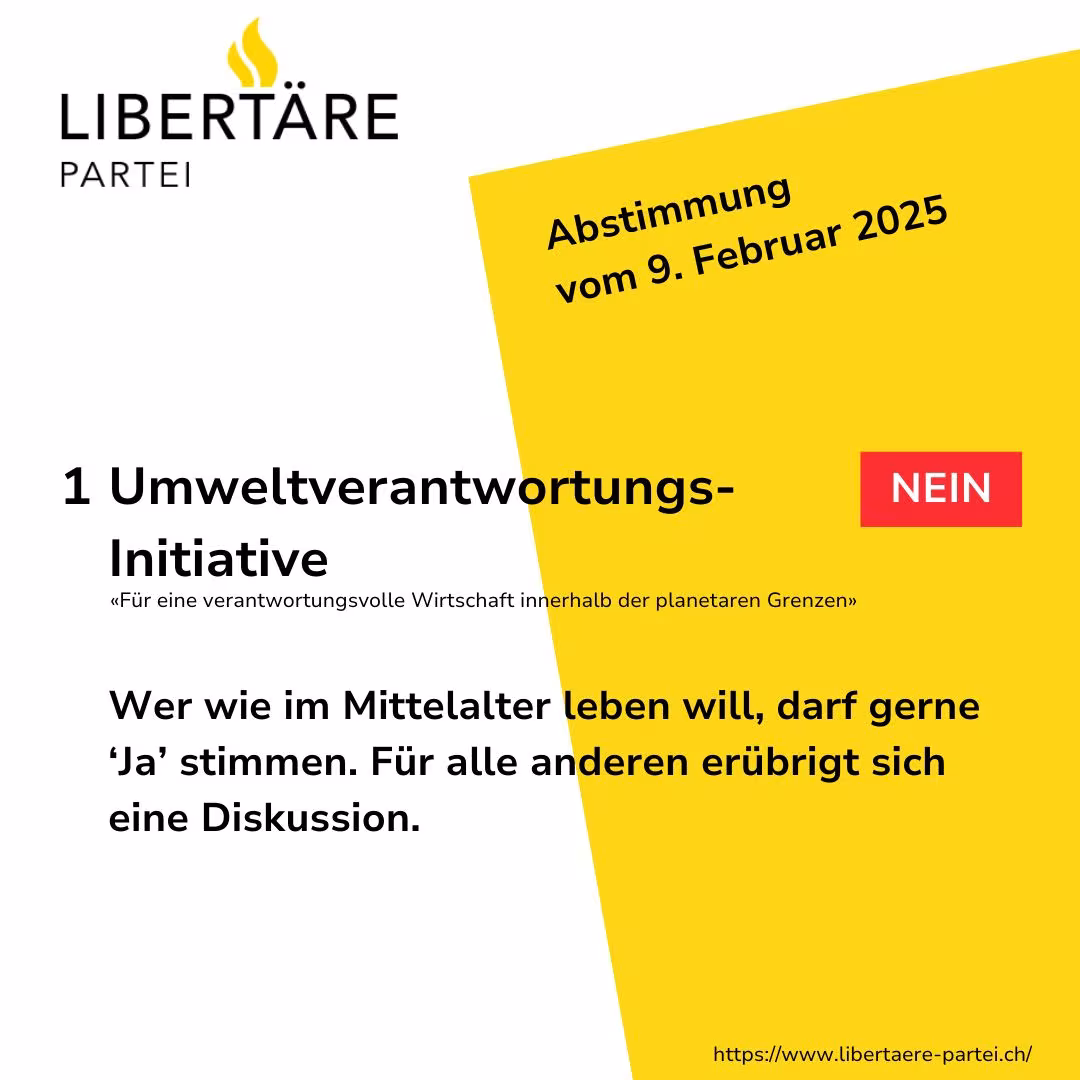 Parolen für die Abstimmung vom 9. Februar 2025